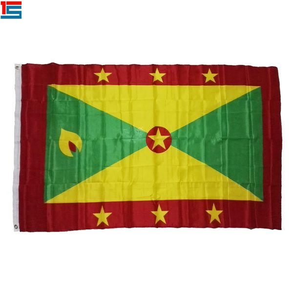

digital printing grenada flag 90 x 150 cm polyester national country flag banner with two grommets