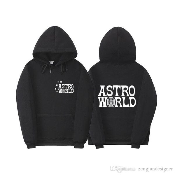 

astroworld mens autumn designer hoodies solid color letter look mom i can fly couple clothing fashion hip hop style womens casual apparel, Black