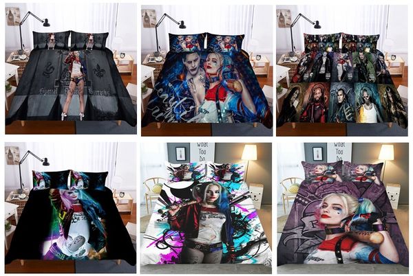 

DC Clown Woman Harley Quinn Наборы постельных принадлежностей с принтом Пододеяльник, Твин, П