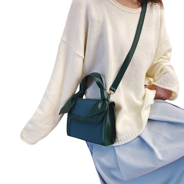 

female crossbody bag solid color small size multipurpose shoulder bag handbag for girls( red/green/black