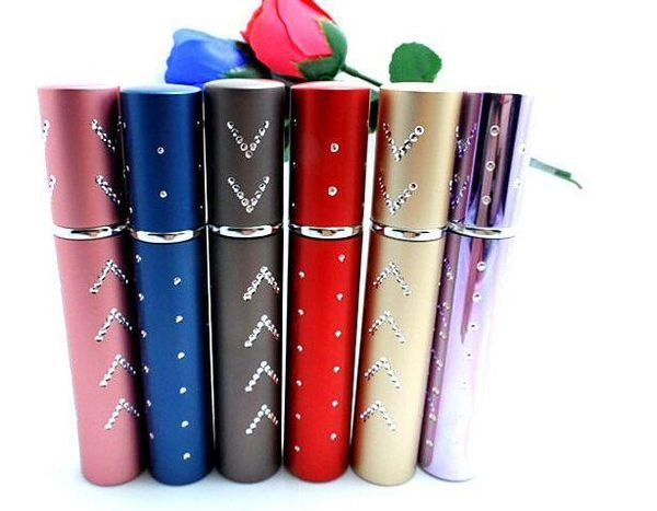 

sambette dhl бесплатная доставка высокое качество металла perfume bottle 8ml путешествия refillable форсунка спрей духи бутылки wholesalev