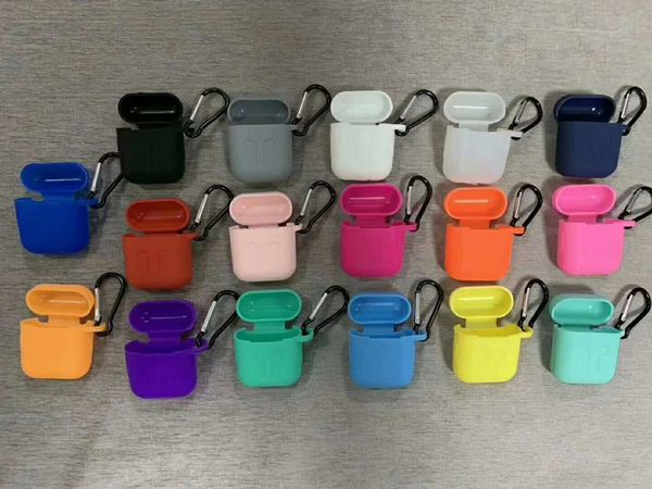 

Durable for airpod ilicone ca e cover protective kin for apple airpod charging ca e