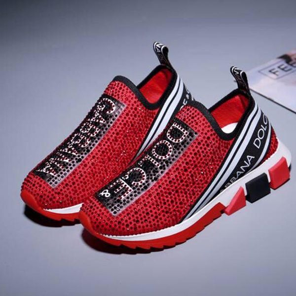 

european station drilling men and women shoes printed letters knit socks shoes flying woven breathable lightweight foot sneakers shoes