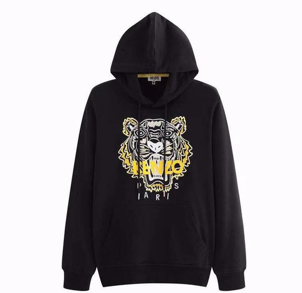 

men women hoodie hip hop streetwear classic fleece cotton ybd kenzo hoodies couple jackets sweatshirts, Black;brown