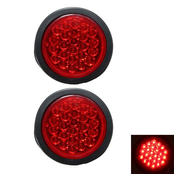 

1pair car led rear tail lights sturn signal reverse light for 12v 24v truck trailer caravan yellow/white/red