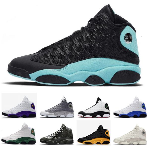 

new island green 13 basketball shoes 13s celtic lakers atmosphere grey cap and gown he got game bred mens ttainers sports sneakers