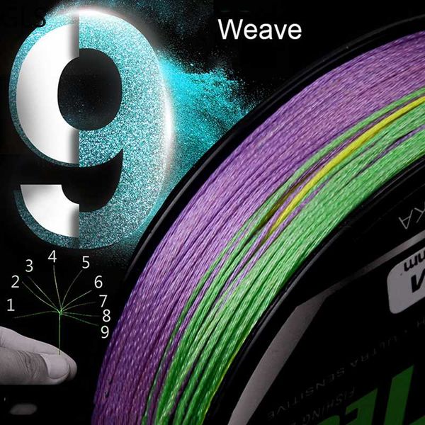 

100m nine-strand braided fishing line pe strong pull road asian line fishing gear