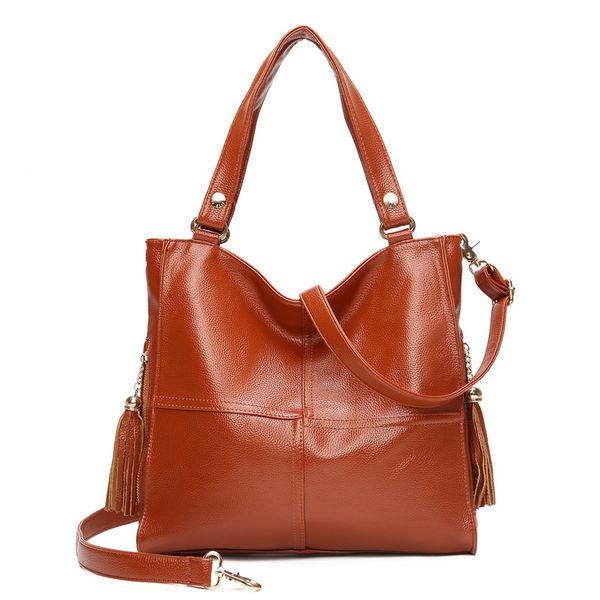 

brand sale bag women's genuine leather handbag big designer ladies tote crossbody bags for women sac a main femme