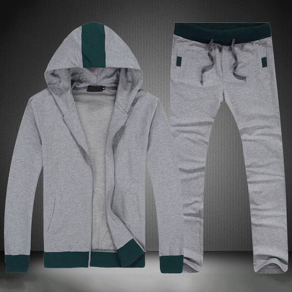 

L908 The Latest Leisure Sports Double Color White Stitching Hoodie Mens Designer Tracksuits Length Sleeve Panelled Casual Men Tracksuit