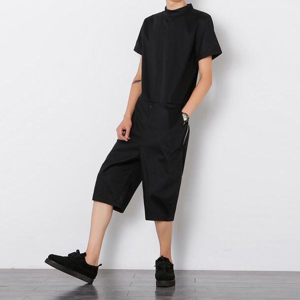 

комбинезон комбинезон мђжкой велй назад молни воло или комбинезон hip hop, Black