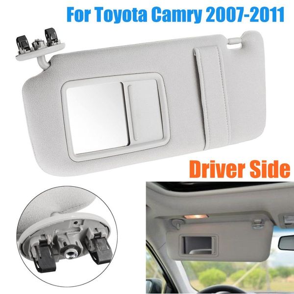 

front left driver side sun visor without sunroof for camry 2007 2008 2009 2010 2011