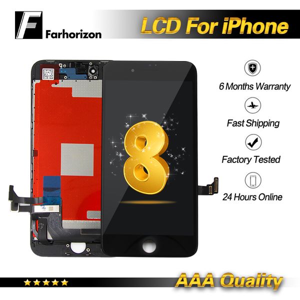 

for iphone 8 lcd display touch digitizer assembly grade a+++ quality lcd repair replacement wholesale & dhl shipping