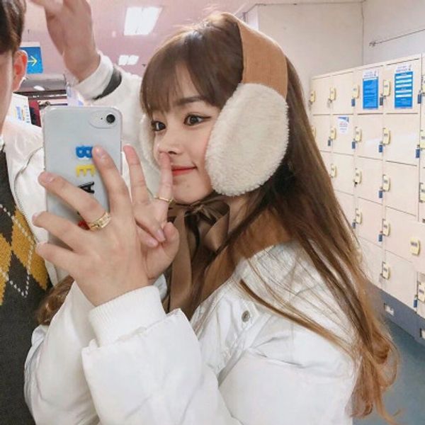 

women's earmuffs winter cute sweet bow earmuffs female outdoor warm cashmere, Blue;gray