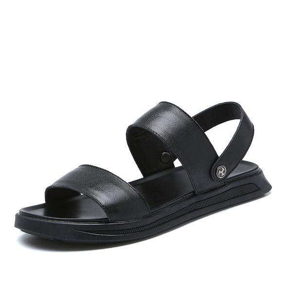 

new fashion beach shoes man 2017 summer men's casual sandals sandals men, Black