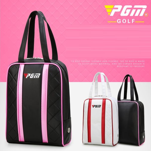 

pgm golf shoes bag women nylon protable travel shoes bag breathable convenience handbag high capacity storage package d0051