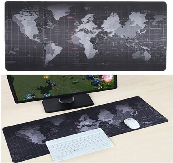 

world map gaming mouse pad large mouse pad gamer big mouse mat computer mousepad rubber surface keyboard desk mat with locking edge