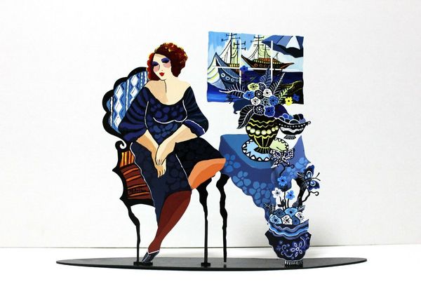 

patricia govezensky - violet home decor handpainted &hd print oil painting on canvas wall art canvas pictures 191212