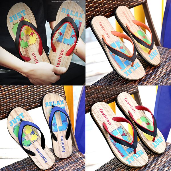 

trend designer rubber non-slip sandals slippers for men designer flower printed beach flip flops slipper summer hawaii beach slippers, Black