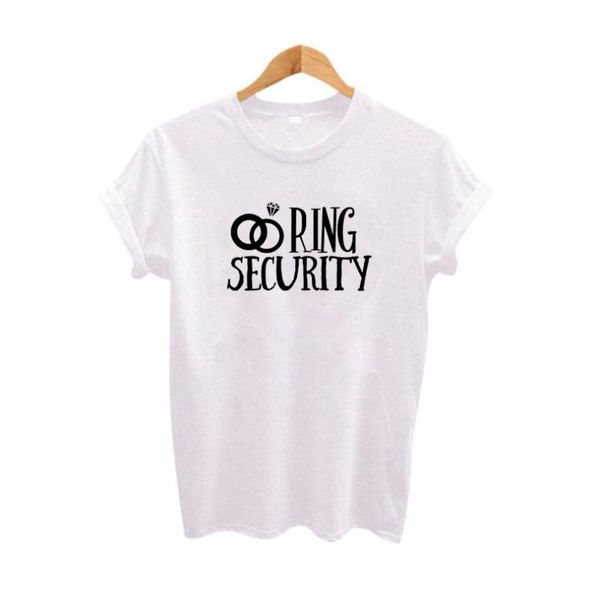 

black white ulzzang harajuku woman clothes poleras de mujer moda t-shirt summer new ring security tees wedding tshirt