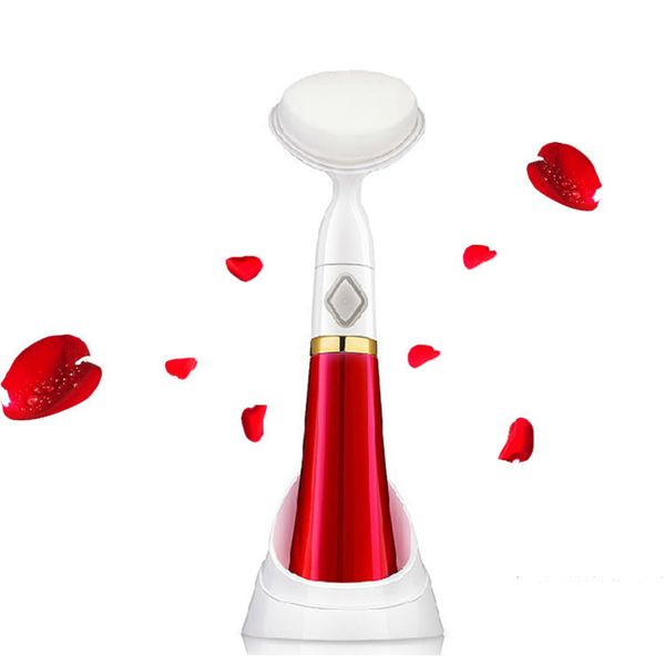 

electric face cleaner waterproof face facial deep cleaning brush for blackhead removing face massager tools 2colors rra1545