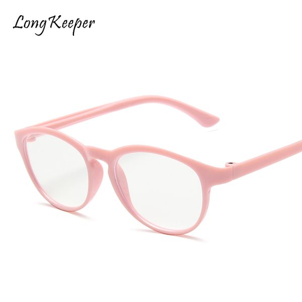 

round blue light kids glasses optical frame 2020 children boy girls computer transparent blocking blue light eyeglasses uv400, White;black