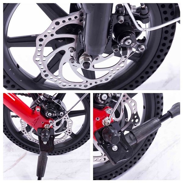 

m2 2020 china 14 inch 48v 350w folding electric bicycle and e cycle ebike with single speed, Silver;blue