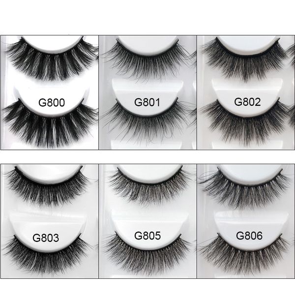 

party 5 pairs mink eyelashes natural 3d mink lashes false lashes false eyelashes full strip cilios faux cils