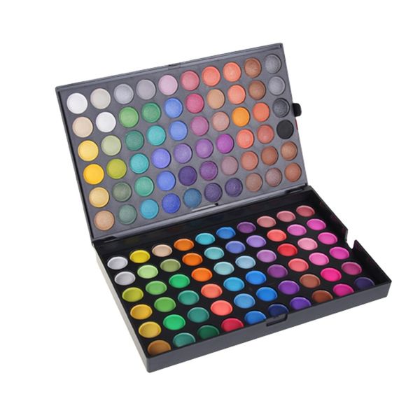 

180 color warm, shimmer, matte makeup eyeshadow palette (3 layers of 60 color