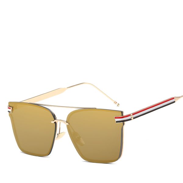 

new fashion designer sunglasses men's aviation driving shades female sun glasses square retro vintage polarized sunglasses, White;black