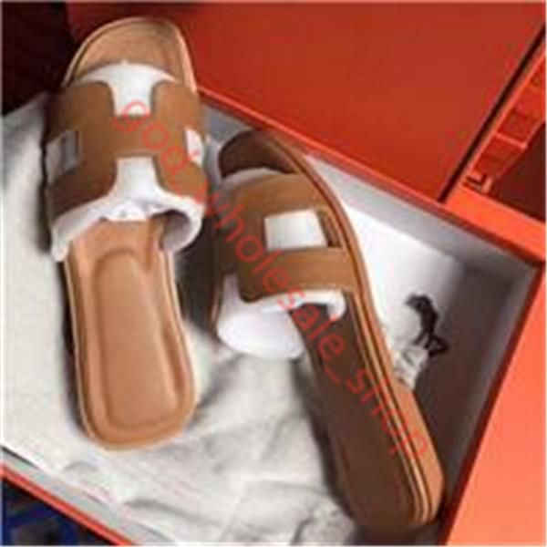 

xshfbcl 2020 new slippers sandals flat shoe real leather slides slippers sandals huaraches loafers scuffs for woman eu:35-40877, Black