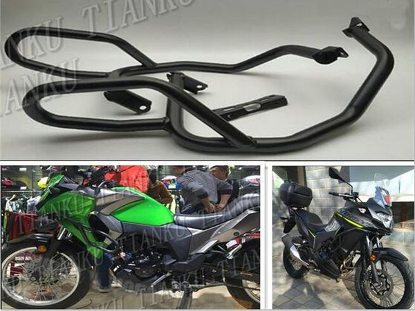 

motorcycle matte black metal engine guard crash bar for versys x300 x-300