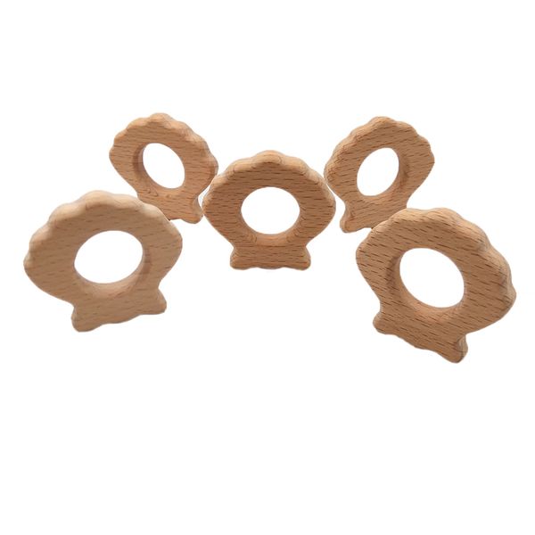 

wooden ocs teether wood pendant teething toys cute animal shape food grade materials organic chew gift baby teethers