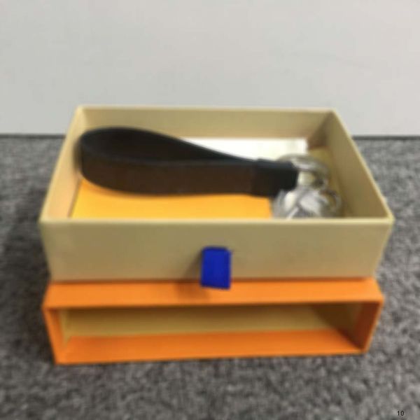 

leather keychains keychain l letter car fashion key ring lanyard cute key wallet chain rope chain portachiavi with box sale, Silver