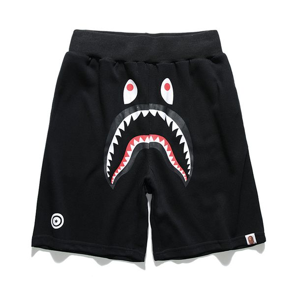 

designer mens shorts summer luxury short pants shark head mens brand jogger pants outdoor shorts casual homme short trousers 20032405d, Black