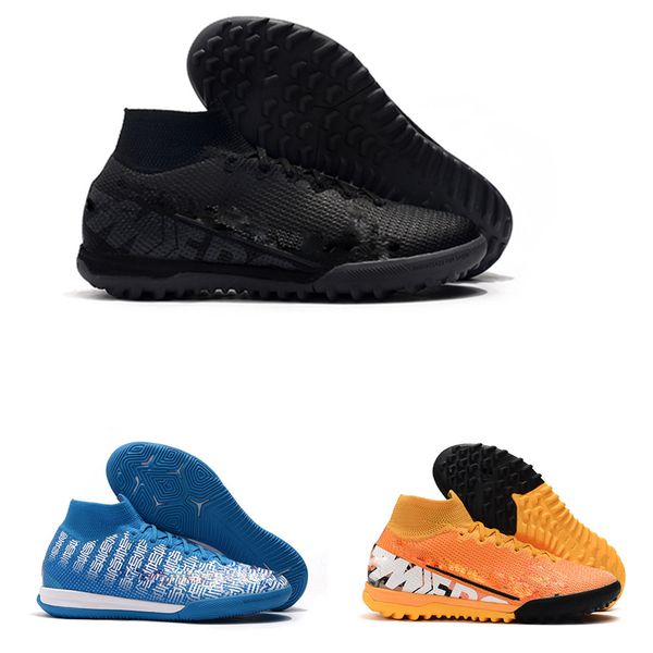 

2019 mercurial superfly 7 vii 360 elite tf ic indoor turf cr7 ronaldo neymar njr men soccer shoes higt football boots cleats size6.5-11