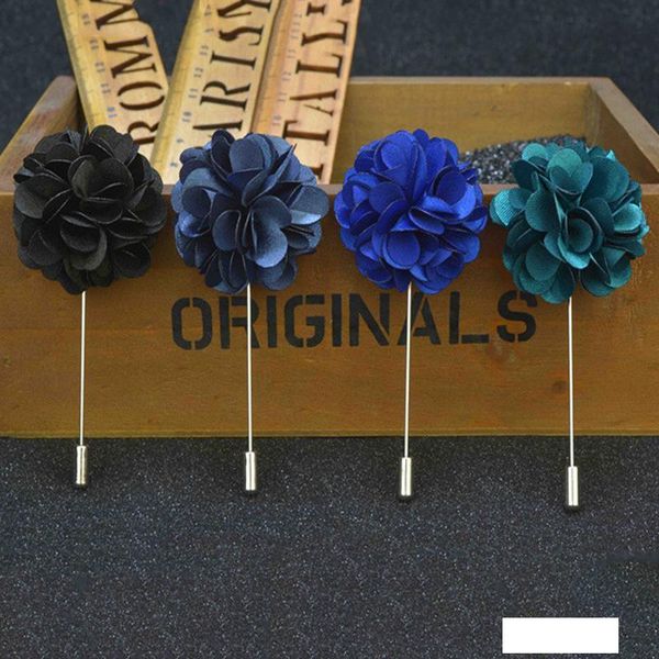 

значки для mdiger «ы броши цветочные pin отворотом для мужчин костюм брошь красочные этикетки штыри upscale brooches flower pin моды, Gray