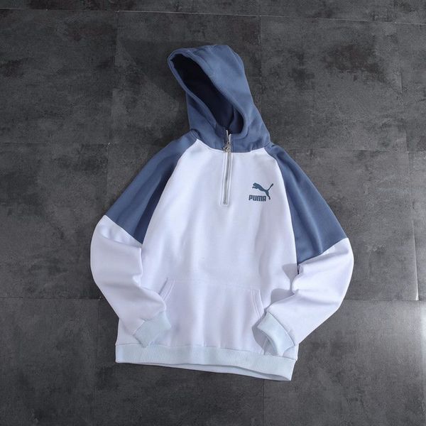 

puma puma зимняя новая толстовка женская корейская версия плюс бархатная спортивная повседневная высококачественная модная куртка мужской тр, Black