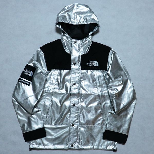 

19aw luxurious brand design the north sup metallic mountain jacket men women fashion groe-tex casual streetwear sweatshirts outdoor coat, Gray;blue