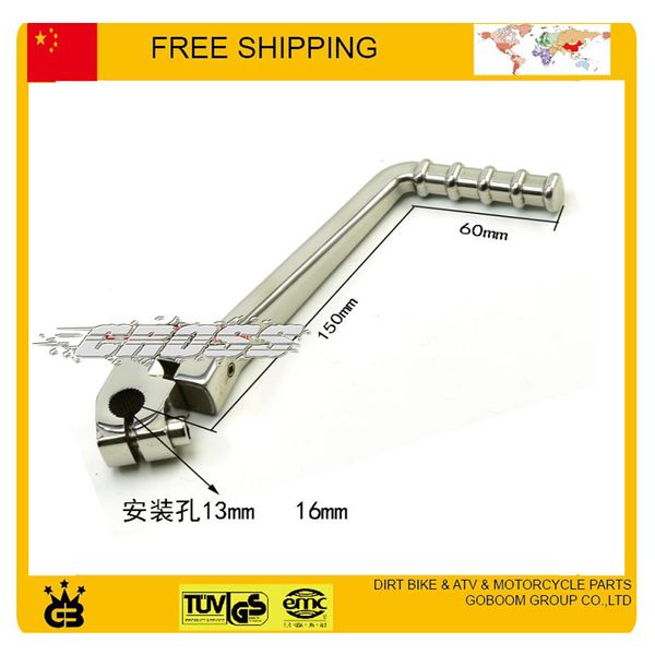 

50cc 90cc 110cc 125cc off-road motorcycle refit stainless cnc steel start lever kick starter dirt pit bike accessories