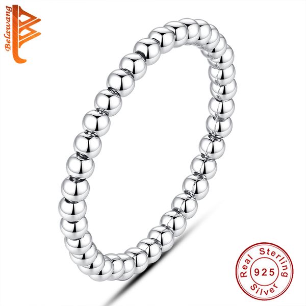 

11.11 new fashion finger rings clear cz crystal bead rings female 925 sterling silver ring for women wedding authentic jewelry, Slivery;golden