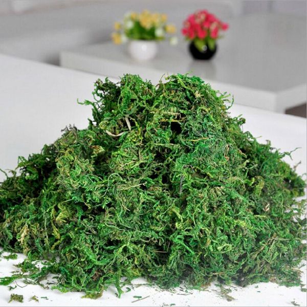 

40g/lot artificial flower green moss simulation plant turf decoration flower arrangement decoration material diy potted moss