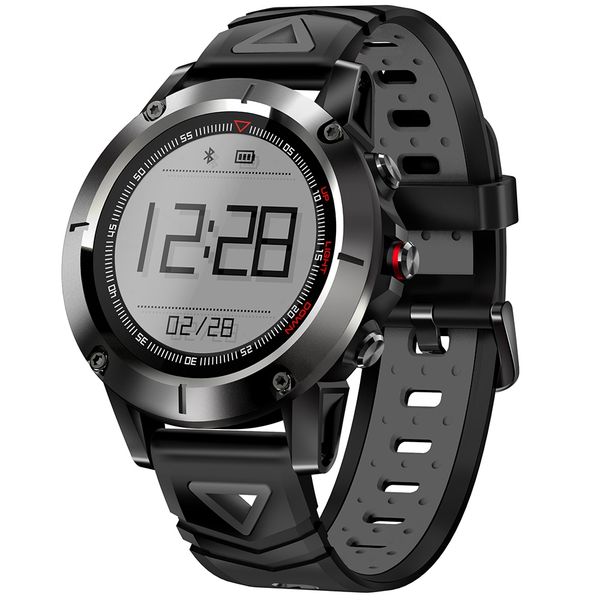 

men sport smart digital watches wristband led waterproof altimeter gps thermometer compass creative watch relogio masculino, Slivery;brown