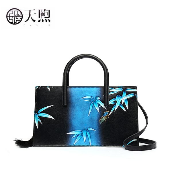 

pmsix bags women bags 2019 new handbags women fashion cowhide bag tote bag shoulder