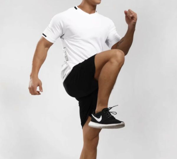 

new arrive blank soccer jersey #705-1901-33 customize quick drying t-shirt uniforms jersey football shirts, Black;yellow