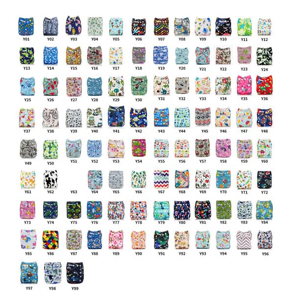 

mums 2019 new style baby cloth diaper cover  adjustable washable nappy cartoon reusable cloth nappies diapers