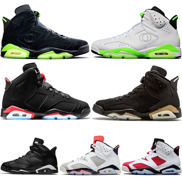 

black infrared 6s men basketball shoes dmp tinker unc white red carmine oreo toro designer mens trainer sport sneaker size 41-47