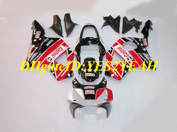 Kundenspezifisches Motorrad-Verkleidungsset für Honda CBR900RR 954 02 03 CBR 900RR CBR900 2002 2003 ABS Hot Redr Black Verkleidungsset + Geschenke HC27