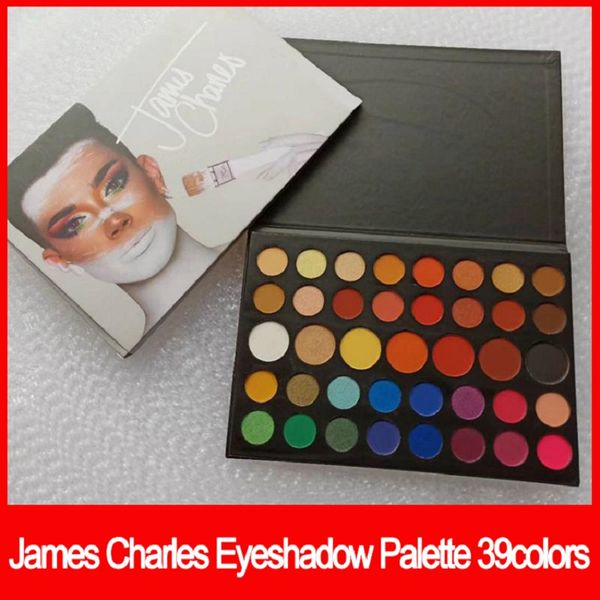 

2018 новый макияж глаз Джеймс Чарльз глаз красоты цвета природных длительный 39 цветов матовый мерцание палитры теней для век бесплатная доставка