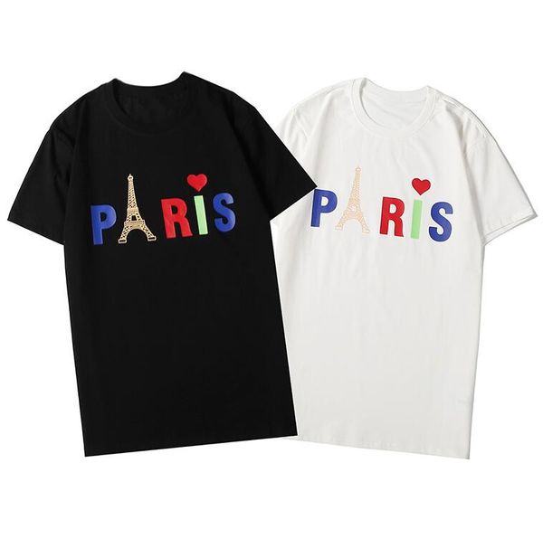 

summer designer t-shirt for mens tee shirts with letters new short sleeve fashion brand men t-shirt casual clothing size s-2xl, White;black