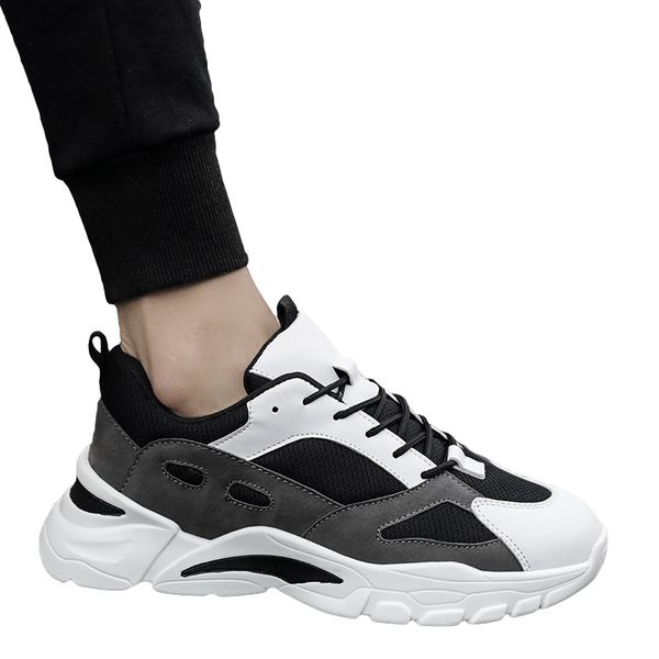 

2019 r shoes arrival sneakers mens black white and grey sports running shoes size 39-44